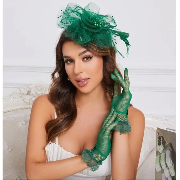 Kentucky Derby Hat with Gloves display picture 3